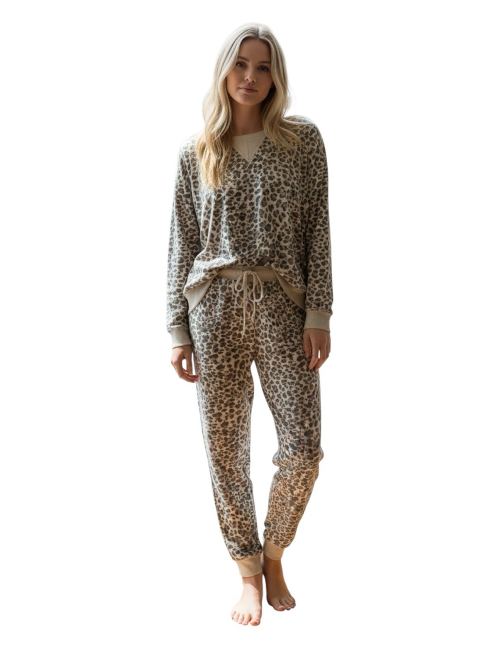 Honeydew Intimates Animal Print Loungewear Set Size M